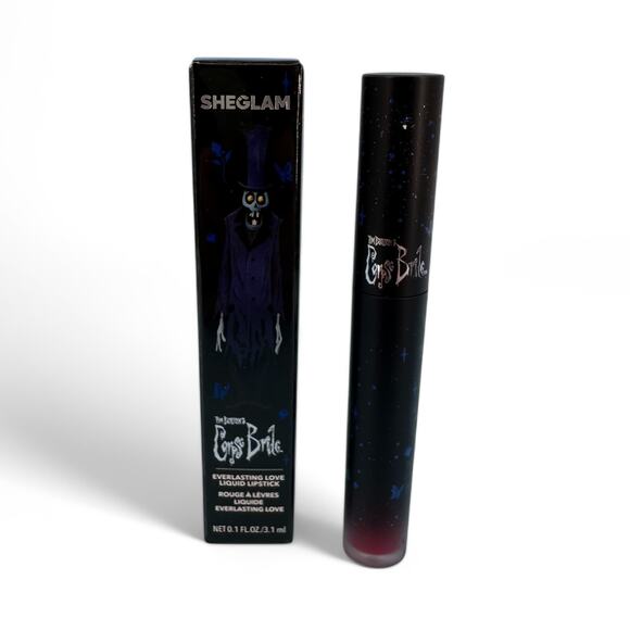 Tim Burton's Corpse Bride Everlasting Love Liquid Lipstick Rosy Cheeks Sheglam - Picture 2 of 6